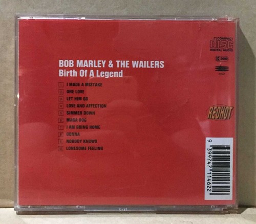 MUSIC CD IN CASE - BOB MARLEY & THE WAILERS - BIRTH OF A LEGEND - FT. PETER TOSH - Picture 2 of 2
