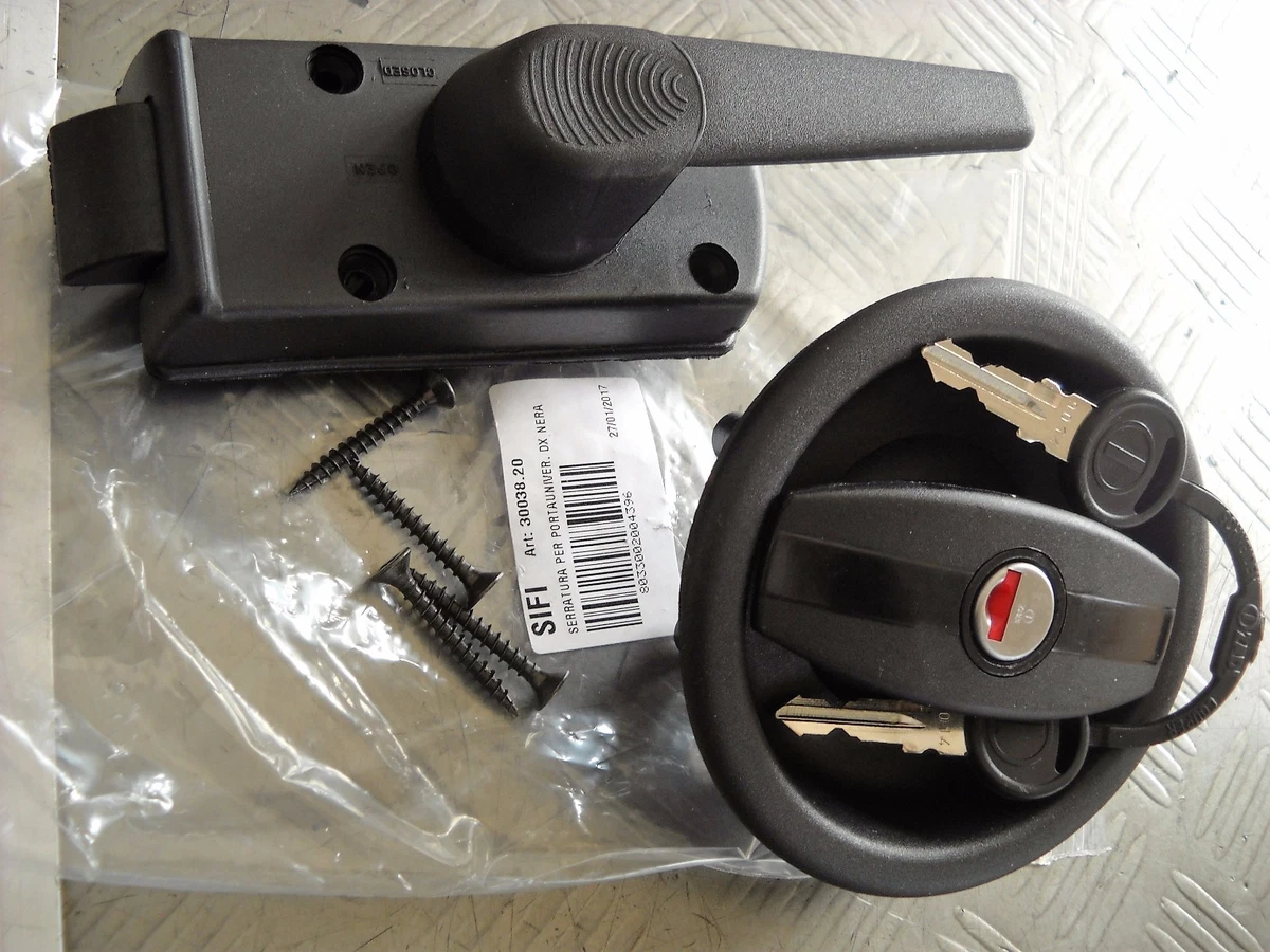 SERRATURA SERBLOCK AD APPLICARE TRIPLICE SINISTRA CHIAVE A POMPA