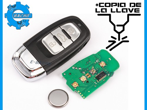 LLAVE 8T0959754C 868MHZ ID46SE PARA AUDI A4 AVANT A5 + COPIA DE LA LLAVE