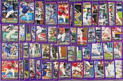 2024 Topps Series 2 - Meijer Exclusive Purple Parallels PICK YOUR PLAYERS