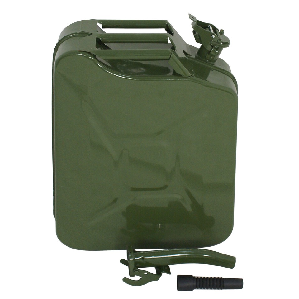 Jerry Can 5 Gallon 20L Gas Gasoline Oil Army NATO Military Metal - Foto 6