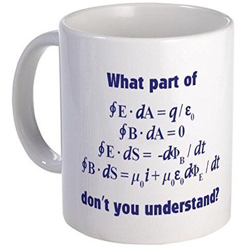 11oz mug Maxwell's Equations - White Ceramic Coffee/Tea Cup - Bild 1 von 1