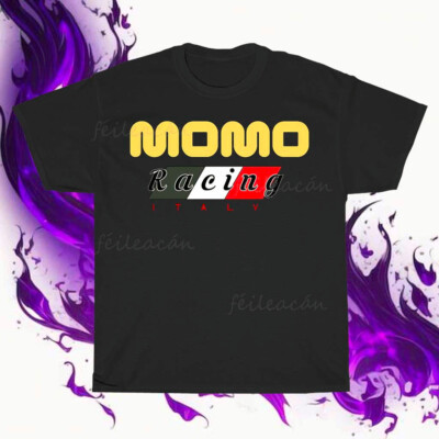 Brand New Momo Racing Wheel Logo American T-Shirt Funny Size S to 5XL