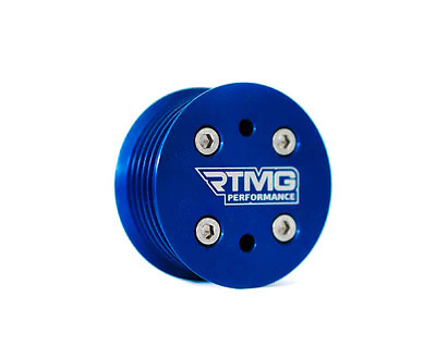 Polea de acero sobrealimentador de aluminio RTMG para Mini Cooper S R53 azul - Imagen 3 de 3
