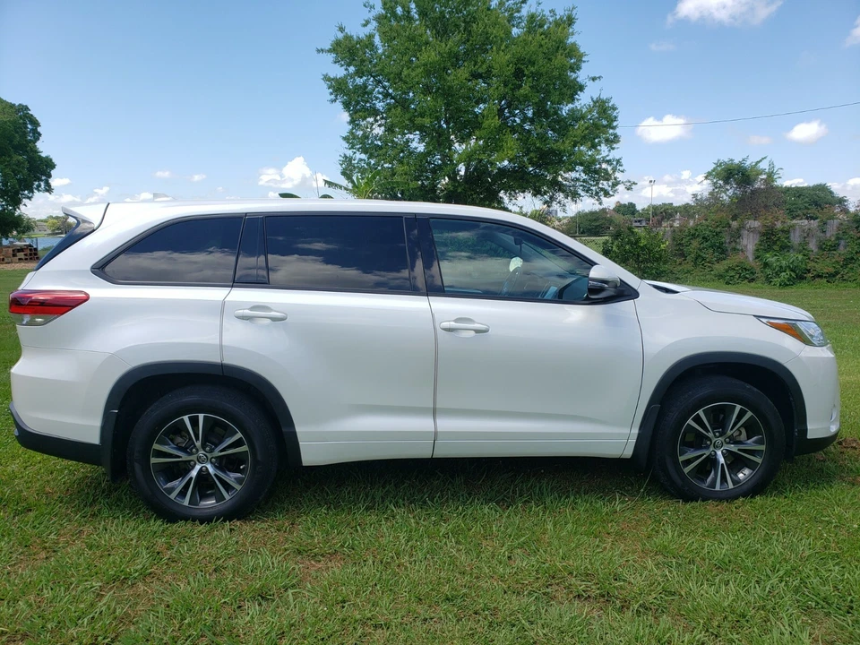 Superposición de apagón de eliminación de cromo para Toyota Highlander 2014-19 moldura de ventana Foto 2 de 3