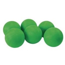 6 Playground Balls Green 8 1/2" Best Quality Rubber