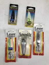 LUHR JENSEN/KROCODILE/COYOTE/LAXEE FISHING SPOONS LOT4