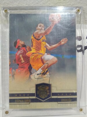 2009 Stephen Curry Court Kings 5x7 Rookie Auto /75 Plus 5x7 Non Auto      