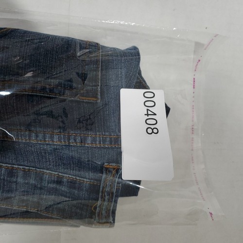 Aviva Women's Jean Dark Wash Bootcut Low Rise Stretch Blue Jeans Size 9 - Picture 12 of 12