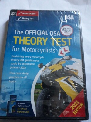 OFFIZIELLER DSA THEORIETEST FÜR MOTORRADFAHRER PC CD ROM NEU ALLE FRAGEN + ANLEITUNG