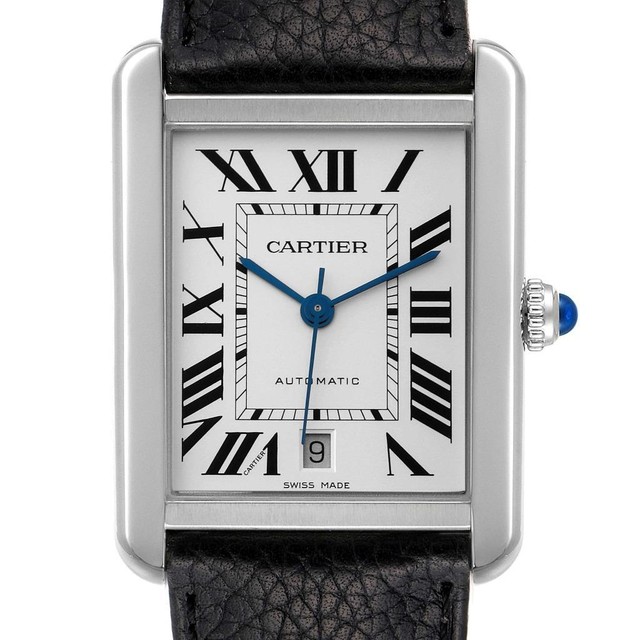 Cartier Tank Silver Men's Watch 