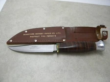 Southern&Richardson- Sheffield, England- Fixed Blade Knife- Sheath- 1846-1975