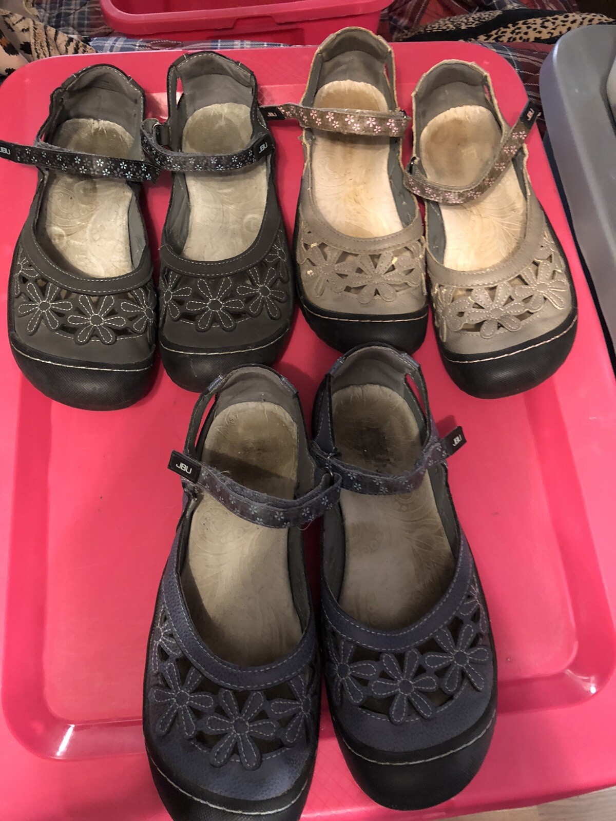 Lotto 3 paia di sandali donna JBU taglia 8 5