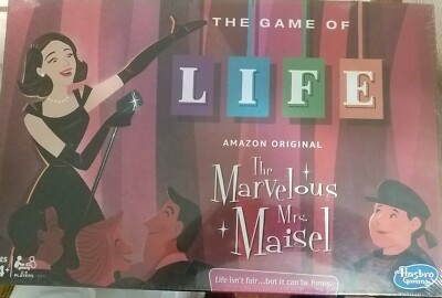 The Game of Life The Marvelous Mrs. Maisel Edition Board Game NIB Sealed Hasbro 