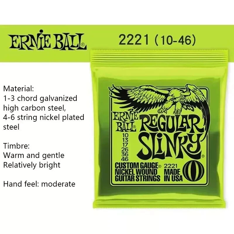 12 Pack Ernie Ball 2221 Nickel Regular Slinky Electric Guitar Strings - Image 4 of 4