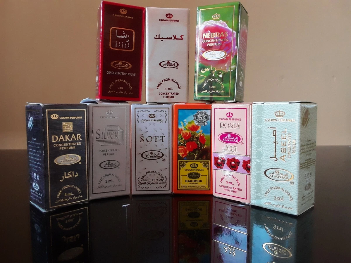 Al rehab attar perfume 3ml genuine without alcohol musk oud roll on high quality