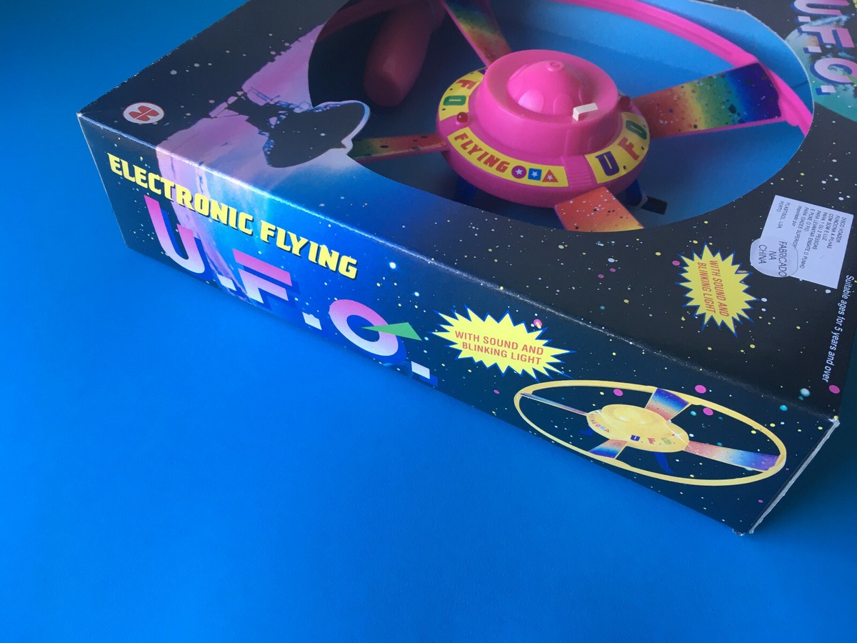 VINTAGE ELECTRONIC FLYING U.F.O. UFO NEW PINK | eBay