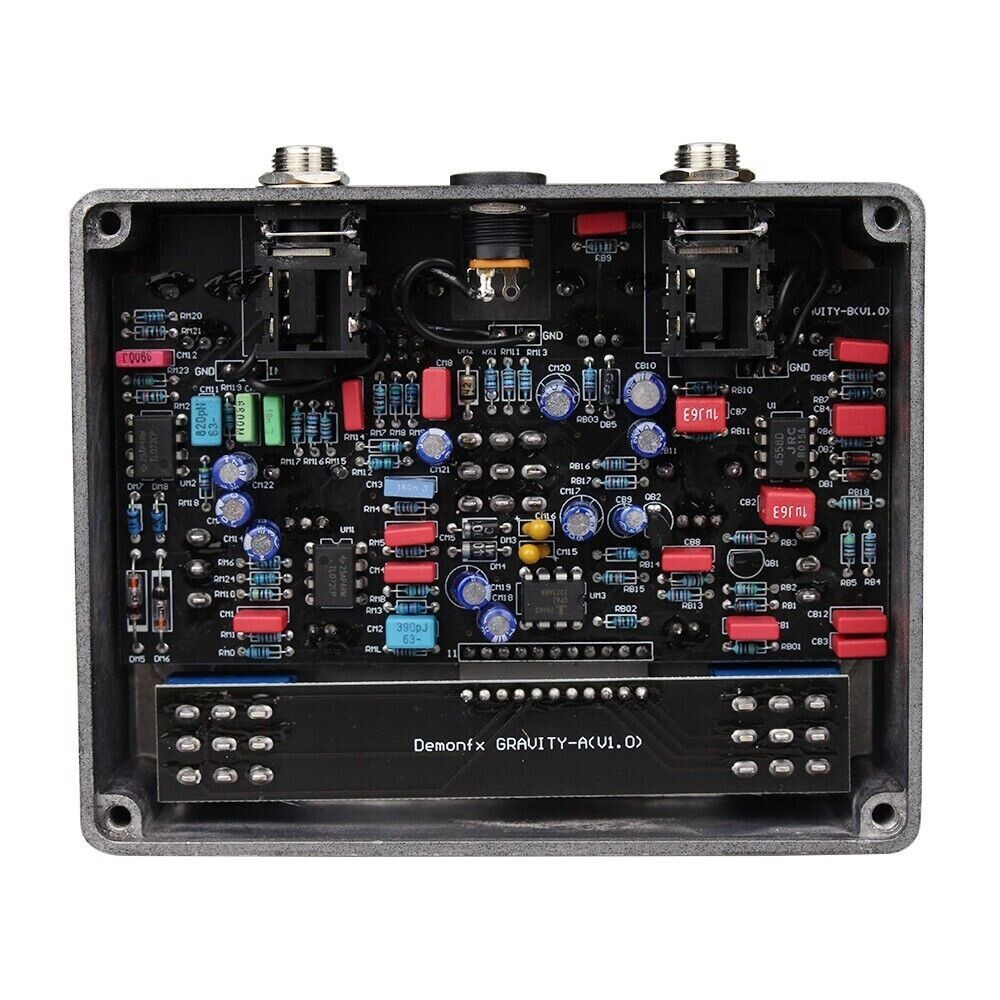 Demonfx DFG Gravity Dual Channel Overdrive w/clip options Guitar