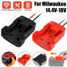 DIY For Milwaukee M18 20v Li-ion Battery Adapter to Dock Power 12 Gauge Copper