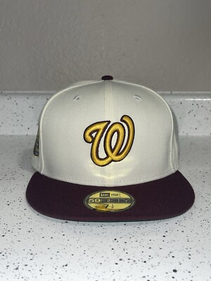 7 1/2 - Washington Nationals Panna Cotto Two Tone Hat Club Cap City 