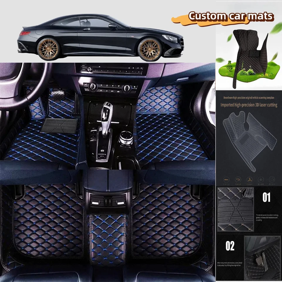 Alfombrillas para coche Alfa Romeo personalizadas hechas a mano para todo tipo de clima de lujo automáticas  Foto 3 de 4