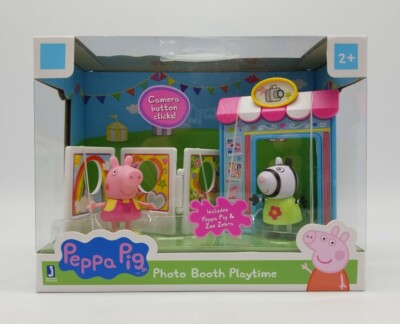 Peppa Pig Photo Booth Playtime Playset - Includes Peppa Pig & Zoe Zebra! New Box