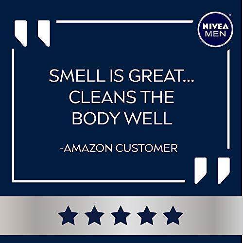 NIVEA MEN Cool Body Wash with Icy Menthol, 3 Pack of 16.9 Fl Oz Bottles - Picture 5 of 11