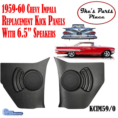Custom Autosound KCIM59/0 1959-60 Chevy Impala Air Kick Panels & 6.5'' Speakers