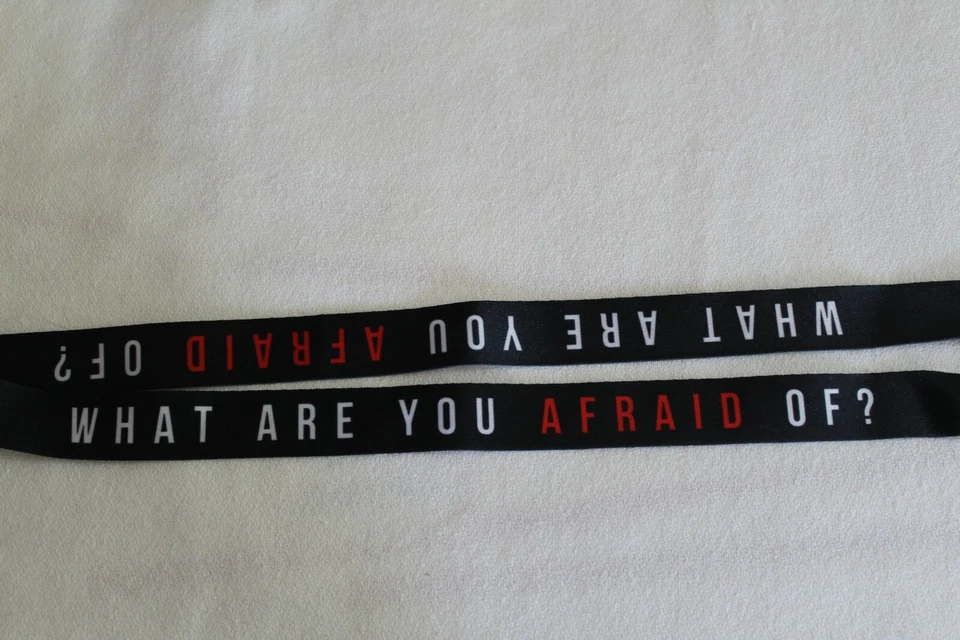 New Stephen King IT Scary Killer Clown What Are You Afraid Of? ID Holder Lanyard - Image 2 of 4
