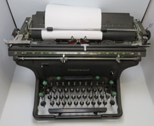 Antique 1940s Underwood Typewriter 14-6114757 Working, Needs Service thumbnail
