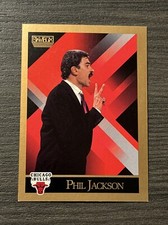 1990-91 SkyBox Basketball #304 Phil Jackson - Chicago Bulls Hall of Fame Coach
