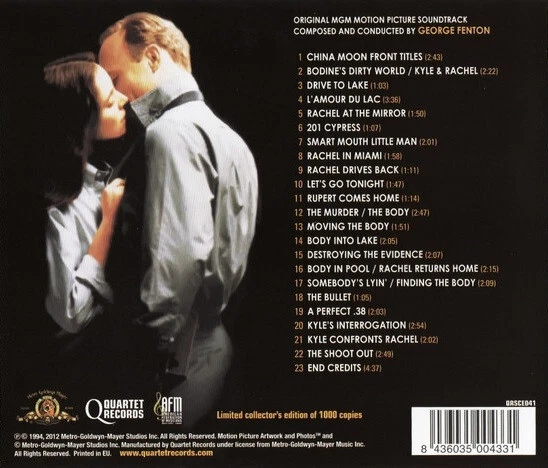 George Fenton – China Moon (1991) Complete Score CD / Newly Remastered!! - Bild 2 von 2