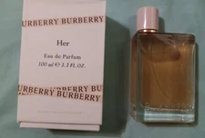Burberry Her by Burberry 3.3 oz EDP Perfume for Women | New & Sealed Box!