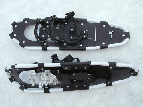 Snowshoes X-morph Deep Powder mk.III, XL white frame, black (max. 250lbs, 113kg)
