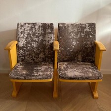 Poltrone Vintage Cinema Sovietico Originali anni '50