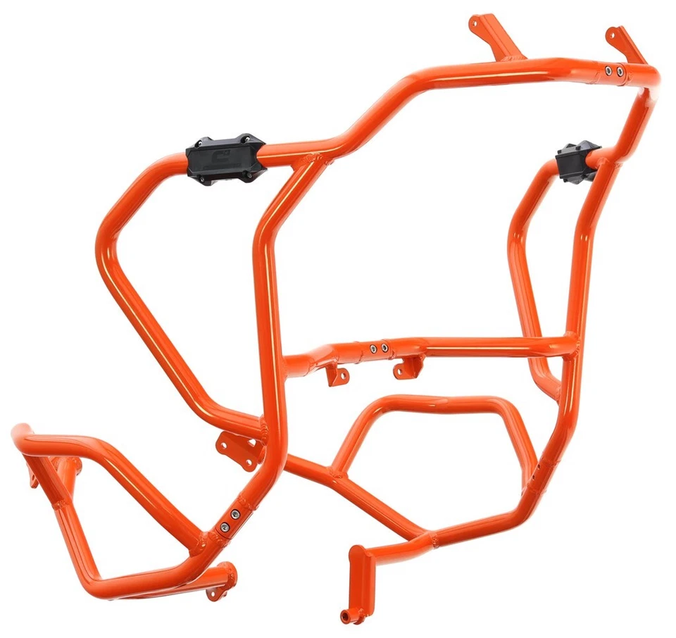 KTM 1290 Super Adventure R / S 2023 CrossPro Orange Aluminium Crash Bar Kit - Image 4 of 4