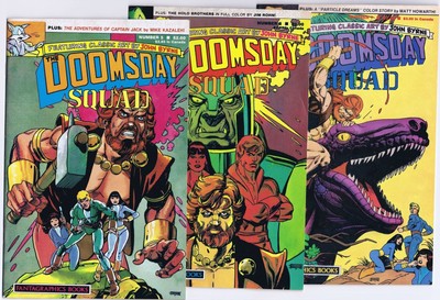 DOOMSDAY SQUAD # 5, 6, 7 US Comics 1987