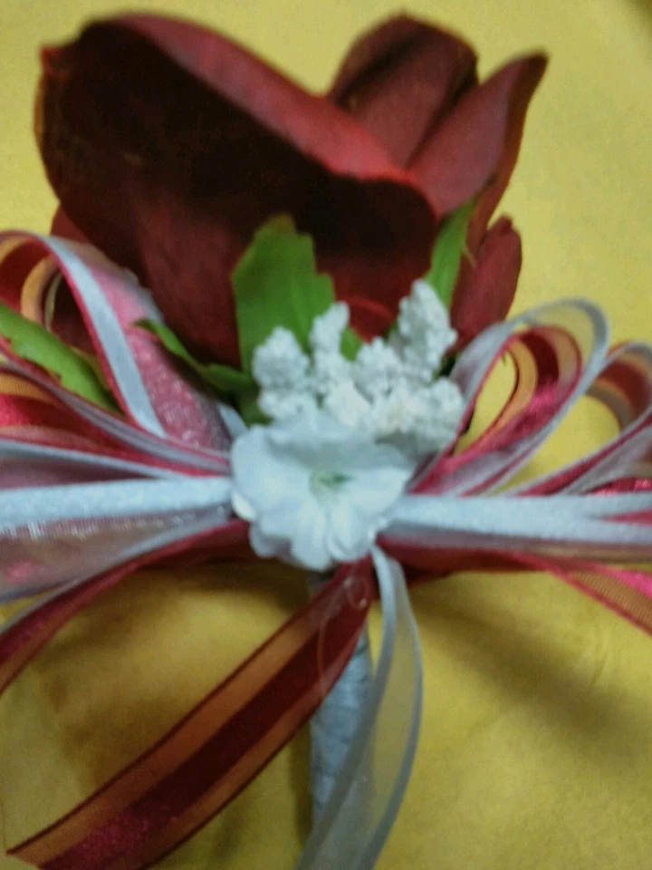 Paquete Boda Borgoña Plata y Blanco O Cualquier Color Rush Disponible Foto 2 de 3