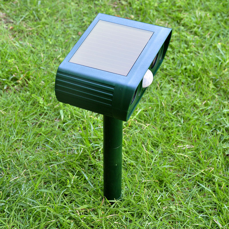 Image 7 - NEW Ultrasonic Solar Power Pest Animal Repeller Repellent Garden Cat Dog USA