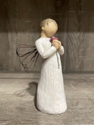 Willow Tree Loving Angel Figurine Rose 2002 Susan Lordi Demdaco