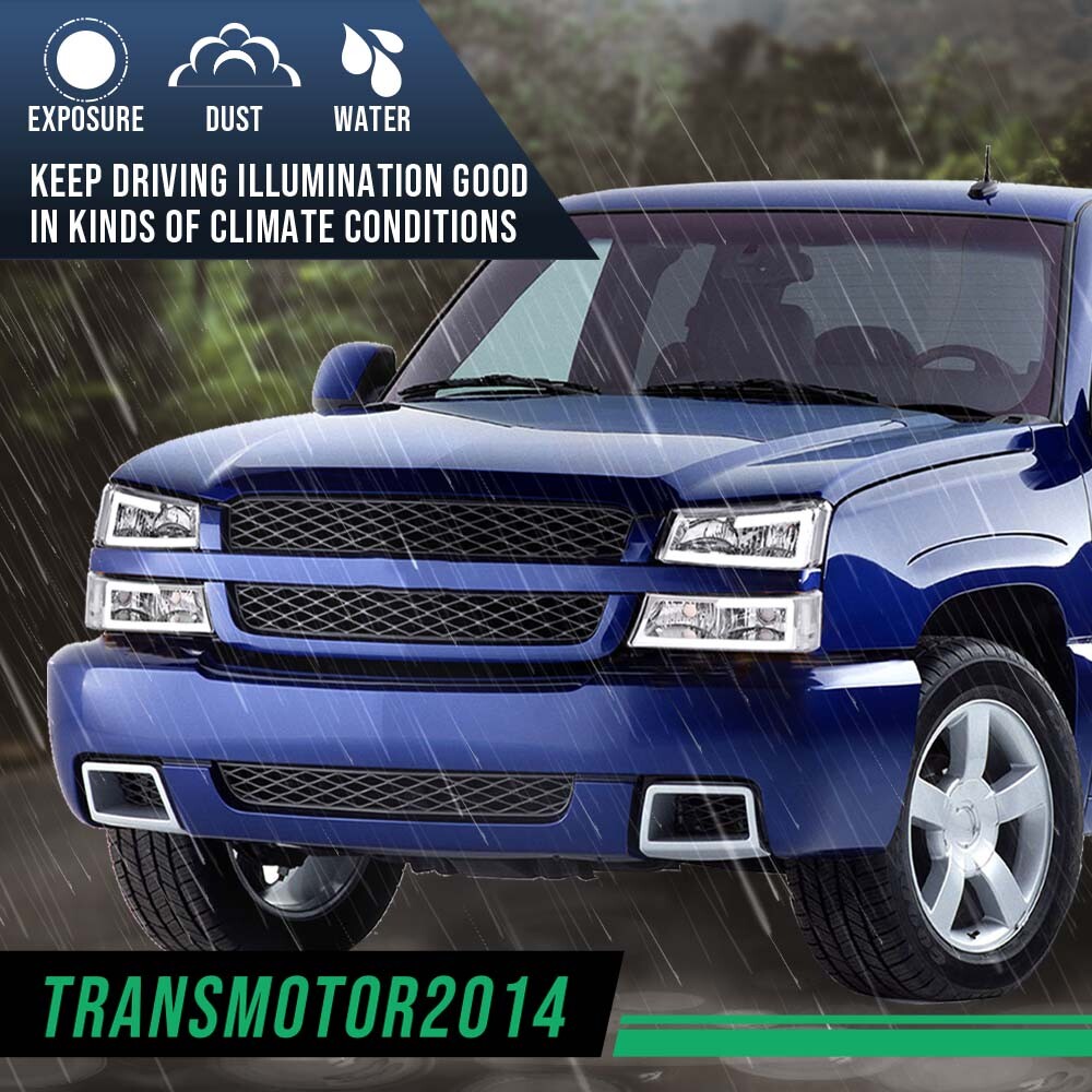 G-PLUS Faros LED DRL, Copatibles Con Odelos 2003-2006, Chevy
