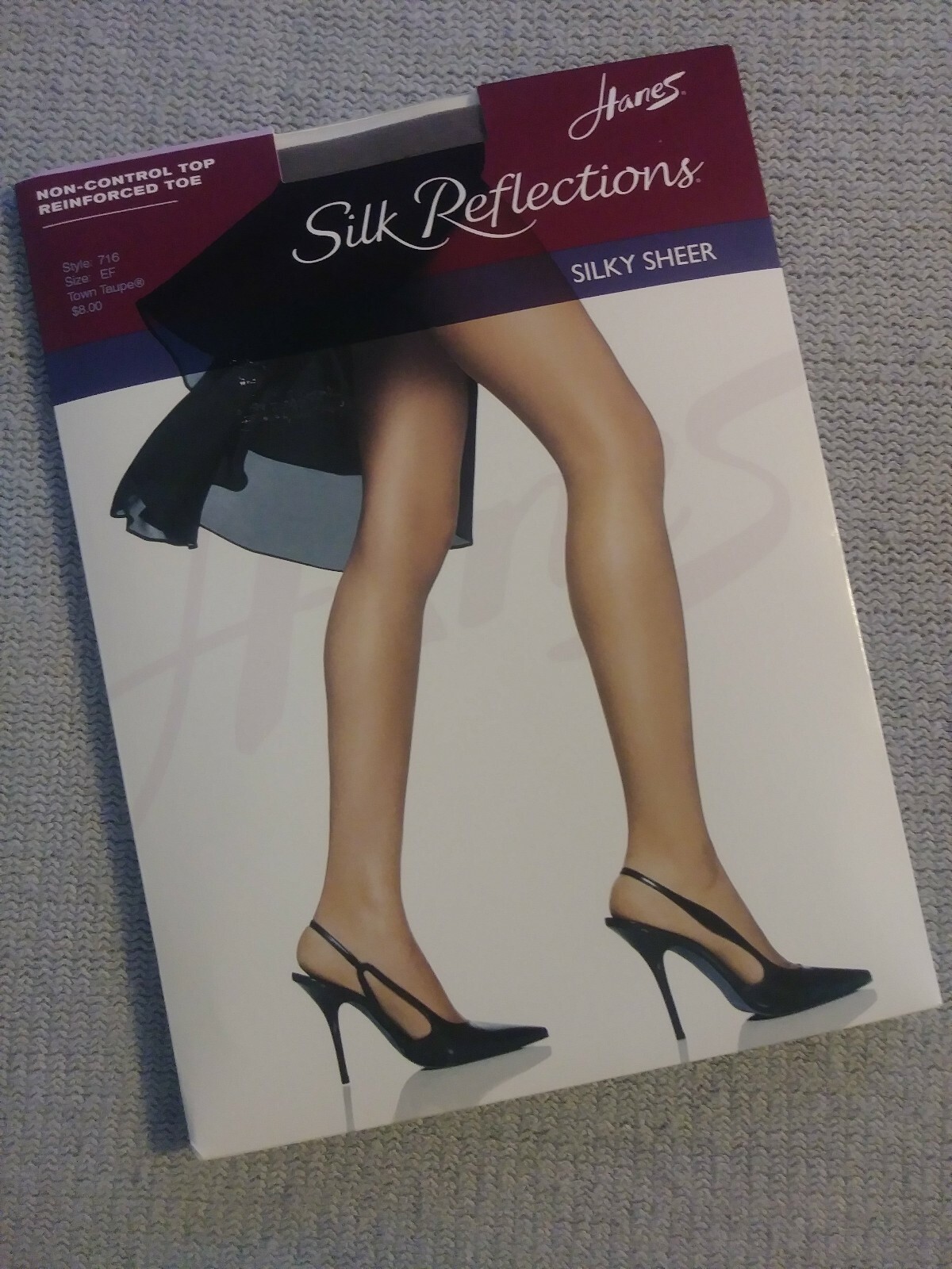 Hanes EF Pantyhose Town Taupe Hosiery Sexy Hanes Sil… Gem