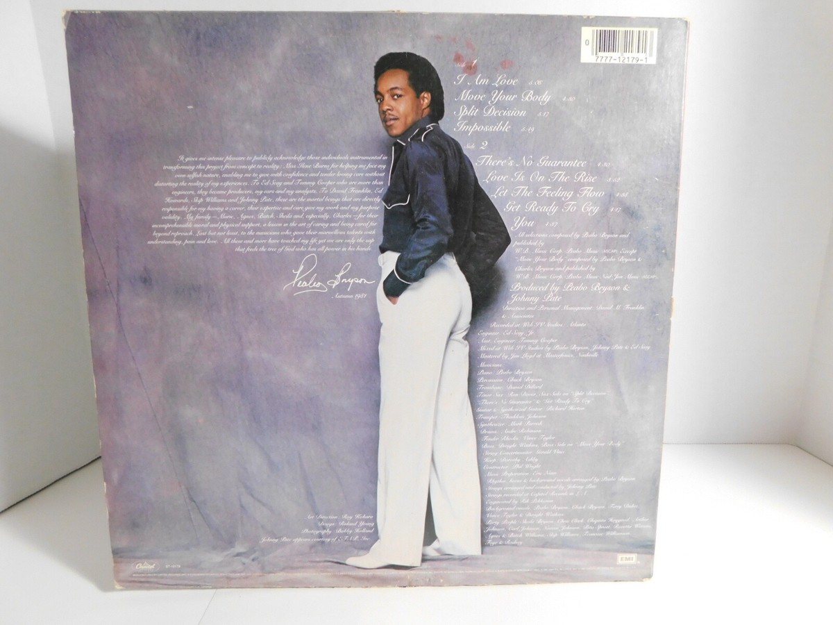 PEABO BRYSON -I AM LOVE- CAPITOL ST-12179 VINYL-Record LP 1981 | eBay