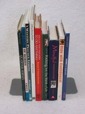 Lot of 9 HORSES Quarter Color Western Practical Lessons Riding for Beginners