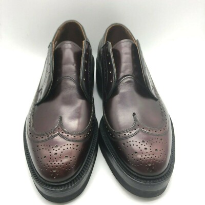 Allen Edmonds MacNeil Longwing Wingtip Oxford 9 C Allen Edmonds MacNeil Burgundy Leather Longwing Wingtip  main image 3