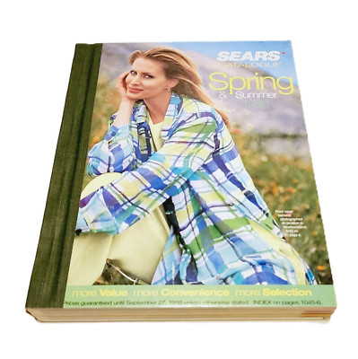 1998 Sears Canada Catalog Spring and Summer Hardcover Counter Book Unused