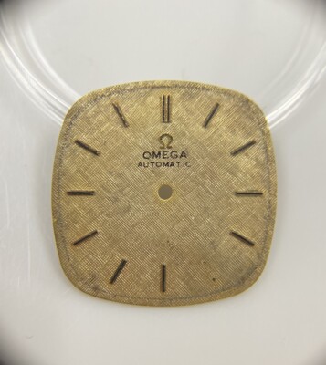 Original Vintage Omega Automatic Cal. 683 Gold Linen Dial | eBay display picture 3