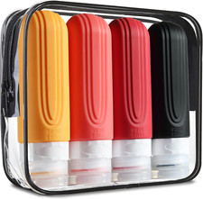 Travel Bottles for Toiletries, Tsa Approved 3Oz Travel Size Containers BPA Free