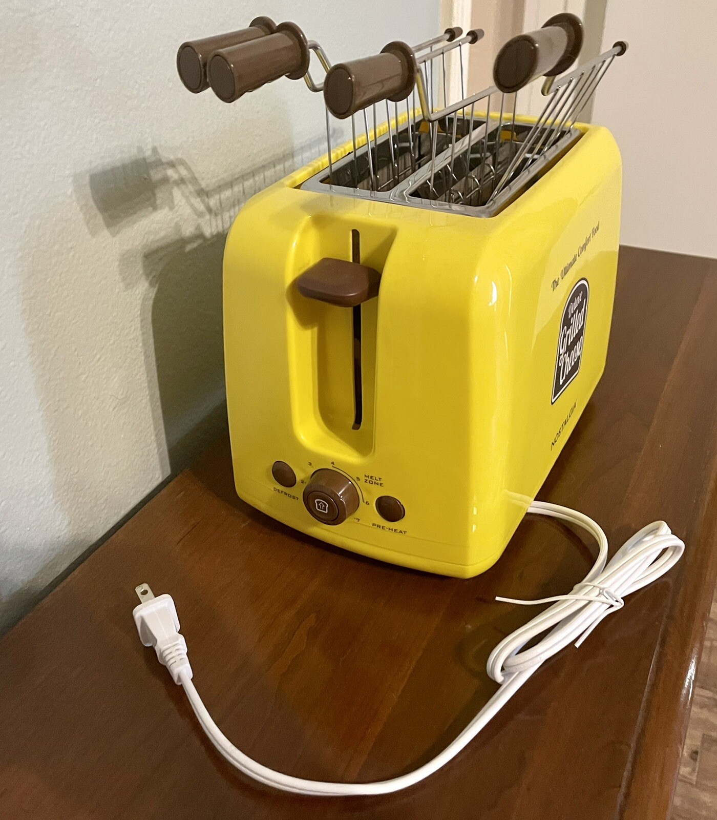 Nostalgia Grilled Cheese Toaster Sandwich Model GCT2 With Easy Clean Baskets 82677901040 eBay