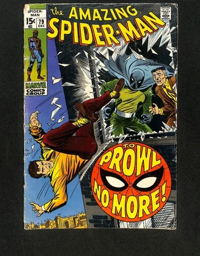 Amazing Spider-Man #79 GD- 1.8 2nd Appearance Prowler! Romita Cover! Marvel 1969